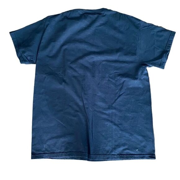 Vintage Halloween T Shirt Puffy Graphic Cat Pumpkin Teacher - Picture 2 of 3